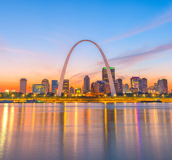 Missouri The Gateway Arch National Park in St. Louis, Missouri